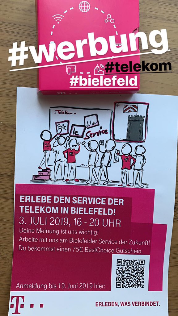 rene4010j's tweet photo. @alexluyken Der Flyer steht für eine Aktion! Der Kunde darf dann quasi vor Ort mit Mitarbeitern aus dem Büro am Service Hotline, Socialmedia und Co. #dabei sein💝🤭 https://t.co/HMjO1dBc7j