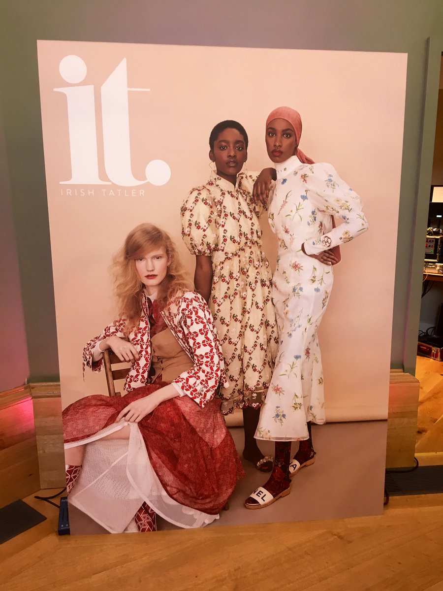 Celebrating the launch of the new Irish Tatler in the historic surrounds of the Irish Georgian Society. this is it. #IRISHTATLER