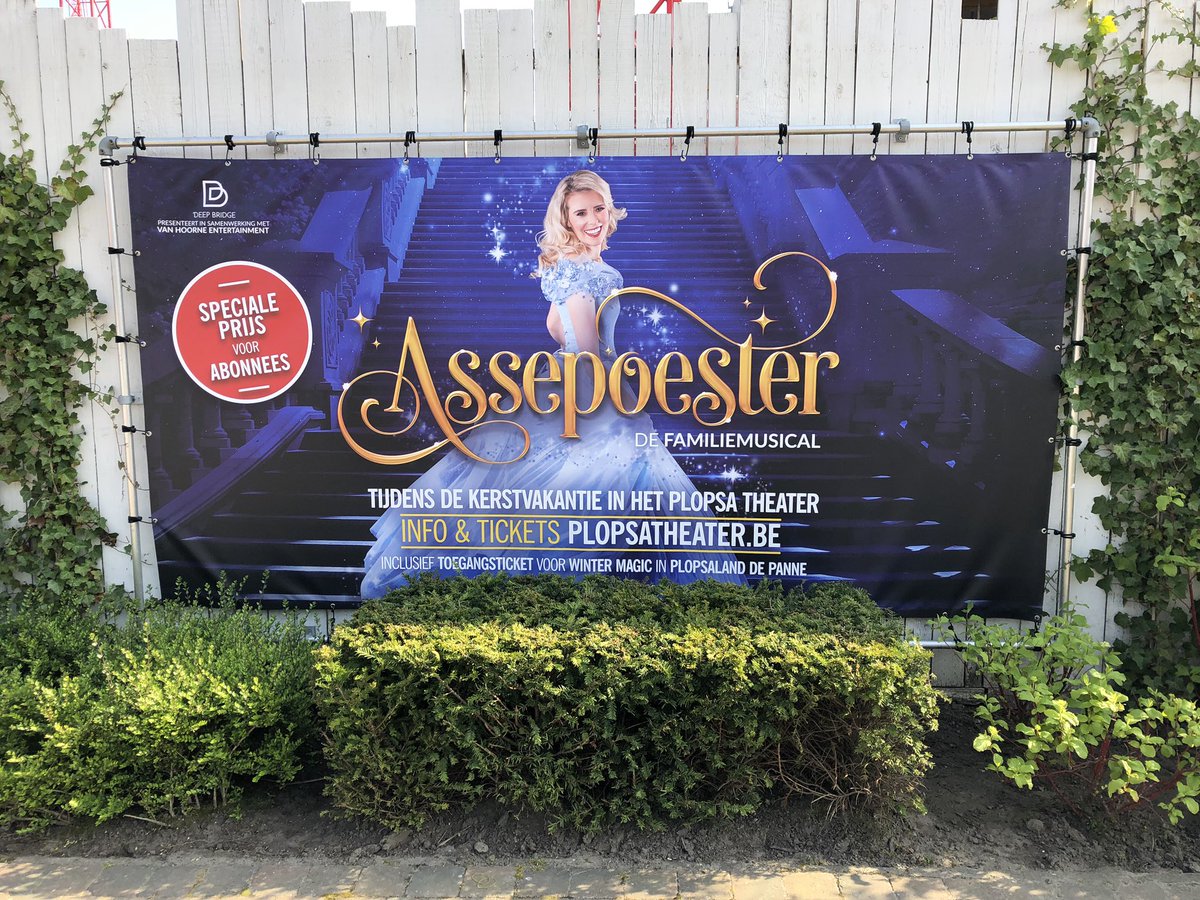het Plopsa Theater is klaar voor de komst van Assepoester 👸🏼
