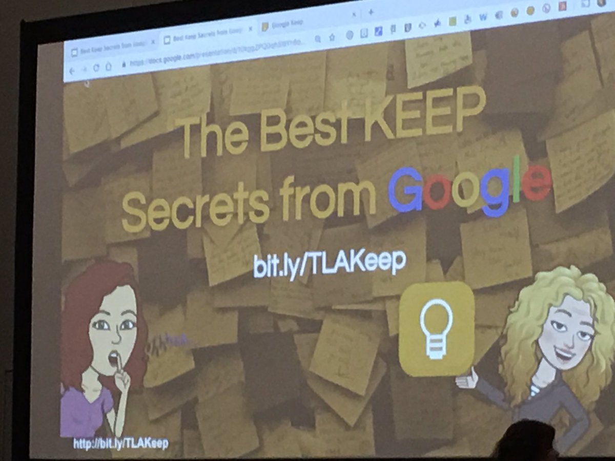 Awesome session on Google Keep! So many possibilities! #TXLA19 @librarian140 @sherryngick @WMJHJaguars