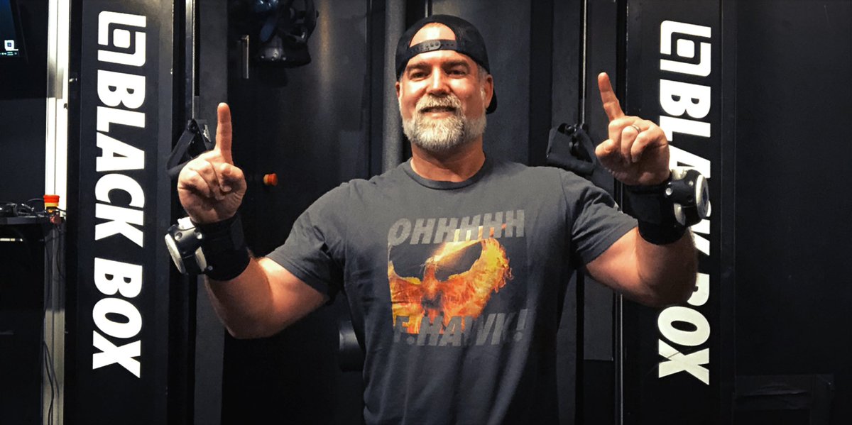 When you are helping with QA passes and also burn 312 calories! Excited for our <a href="/blackbox_vr/">Black Box VR Fitness</a> #SanFrancisco friends to get their workouts in! #VRfitness #gamedev #VR #startup