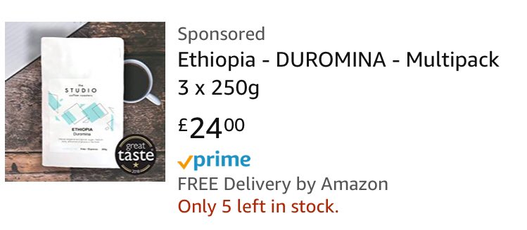 theSTUDIOcoffee's tweet image. Did you know🤔our coffee is now available on AMAZON prime #Louthchat  @BoyneValleyFlav #multipacks