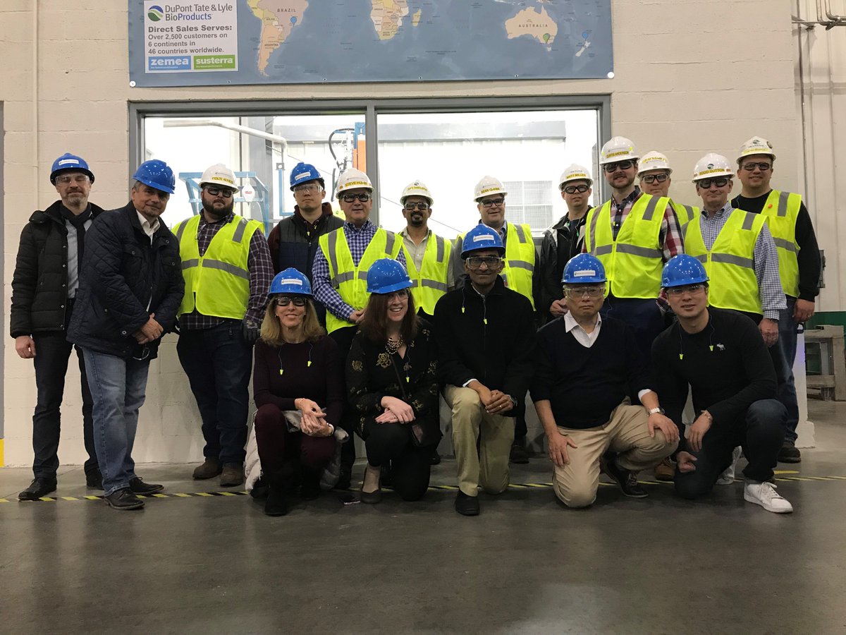 SusterraPDO's tweet photo. The DuPont Tate & Lyle global team recently visited our state-of-the-art warehouse and distribution center in Loudon, Tennessee. Our colleagues at the site have been streamlining our approach to servicing customers, no matter where they are in the world!
#safety #SusterraPerforms https://t.co/PEPCcd6eHk