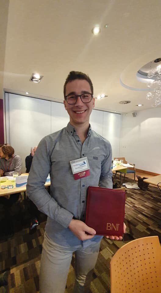 bni_britannia's tweet image. Another great meeting this morning at BNI Britannia!
We welcomed our new member Donald Mckellar from Netopa Ltd.

James Yeaman Stonemason renewed his membership with us for another year!!
60 sec winner was Tom McEwan from TBM Property.
Testimonial to Mark Gifford and Derek Walker