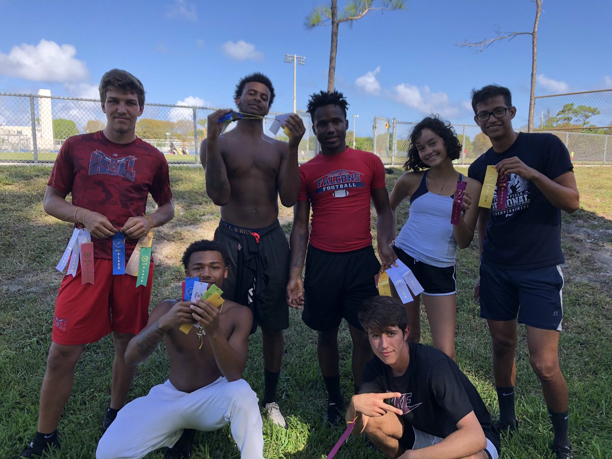 FalconsPhysEd's tweet photo. Fun recovery session and celebrating our Regional Qualifiers. #FalconTF #HumbleAndHungry @coachboruch https://t.co/wTDTarWcKc
