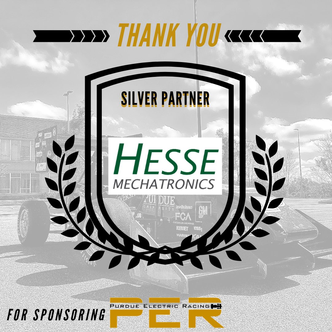 PElectricRacing's tweet photo. Double thank you going out today to KX Systems and Hesse Mechatronics! Everyone at PER is so thankful for all you've done for us and given us in support! Awesome sponsors like you are what keeps us going! We can't wait to make you proud at competition! https://t.co/gv2ibJ7AST