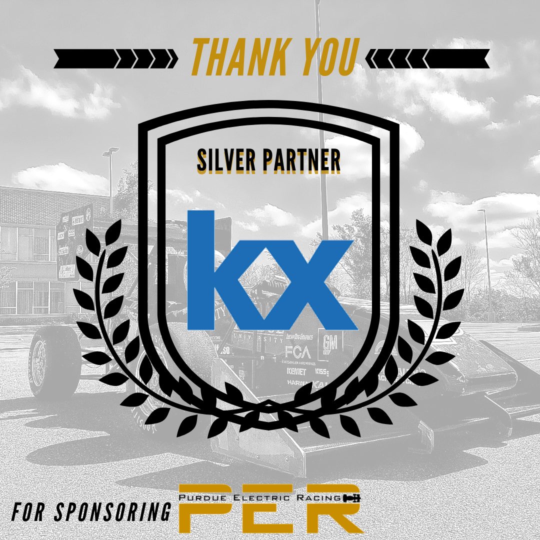 PElectricRacing's tweet photo. Double thank you going out today to KX Systems and Hesse Mechatronics! Everyone at PER is so thankful for all you've done for us and given us in support! Awesome sponsors like you are what keeps us going! We can't wait to make you proud at competition! https://t.co/gv2ibJ7AST
