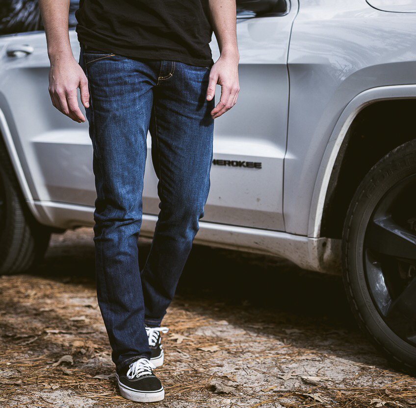 AdaptivX's tweet photo. [ V2X Down Range ] Life is a journey. What you decide to take with you throughout that journey is critical.  🇺🇸 American manufactured Jeans with integrated function.  #Tier1 #design #passion #lifestyle https://t.co/sFuiEgznFd