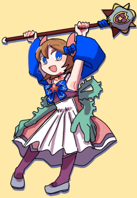 昨日TLで見かけた「メギドノースリー部」との呟きが忘れられなくて描いたブエルちゃん 