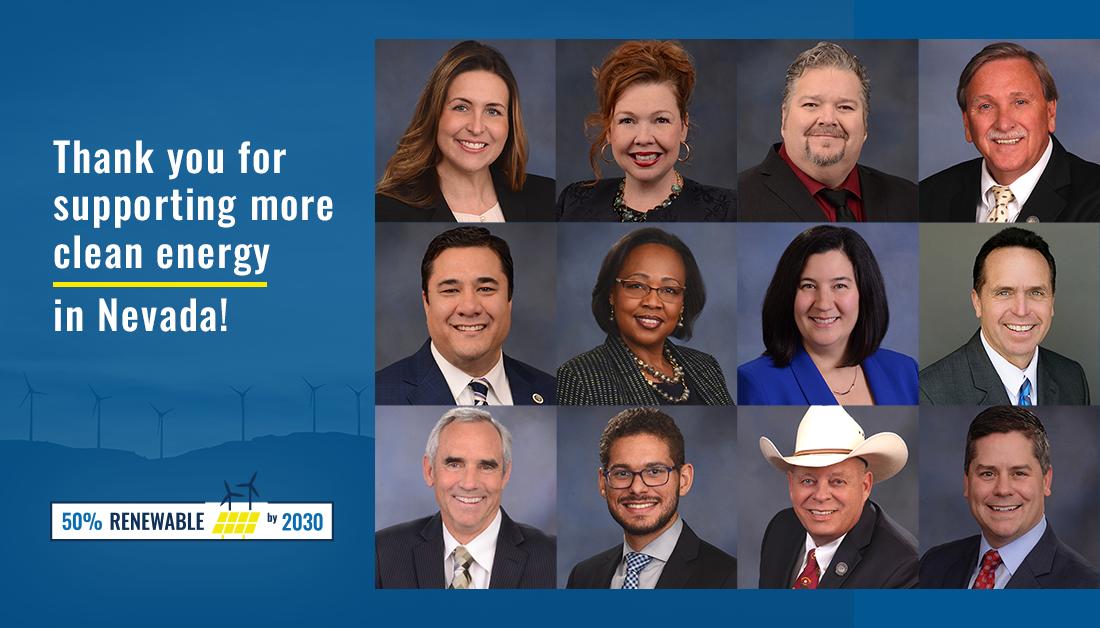 CleanFutureNV's tweet photo. #SB358 continued to gain momentum in the #nvleg today. The Assembly Committee on Growth &amp; Infrastructure unanimously approved the advancement of the bill to increase clean energy in Nevada. https://t.co/t8OArtZma9