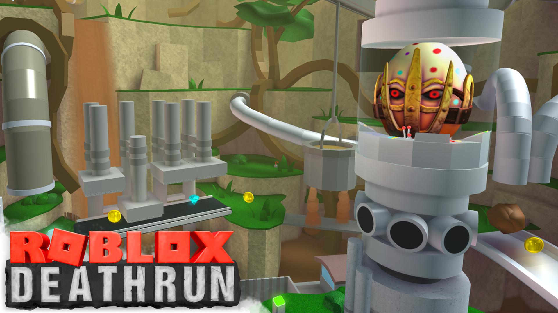 Wsly On Twitter Deathrun S Festive Fallen Factory Mission For The Roblox Egg Hunt 2019 Is Live Enjoy A Unique New Map Where Teamwork Is Required Over 80 New Achievements With Rewards - roblox deathrun twitter codes list 2018