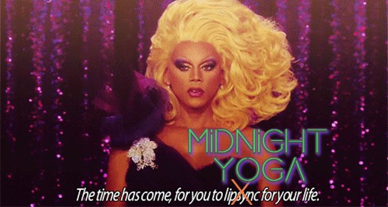 Hello service industry folk!

Sashay, this way - tonight for Midnight Yoga! 
A donation based, stress-relief session to help you 86 any negative feels.

Bring a mat and some stretchy clothes - or if you are in need of a mat, comment below and we will do our best to accommodate.