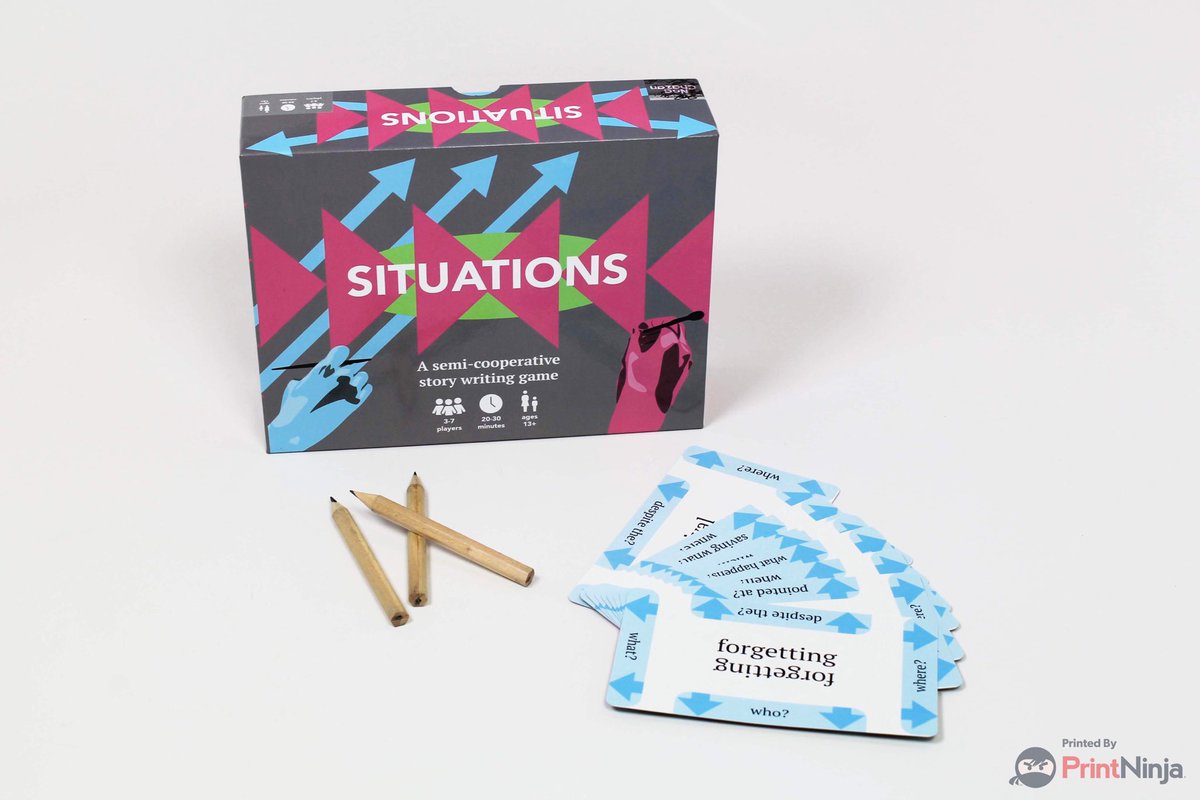 situations_game's tweet photo. This is an actual printed copy of Situations! https://t.co/llHsO8ytoj
