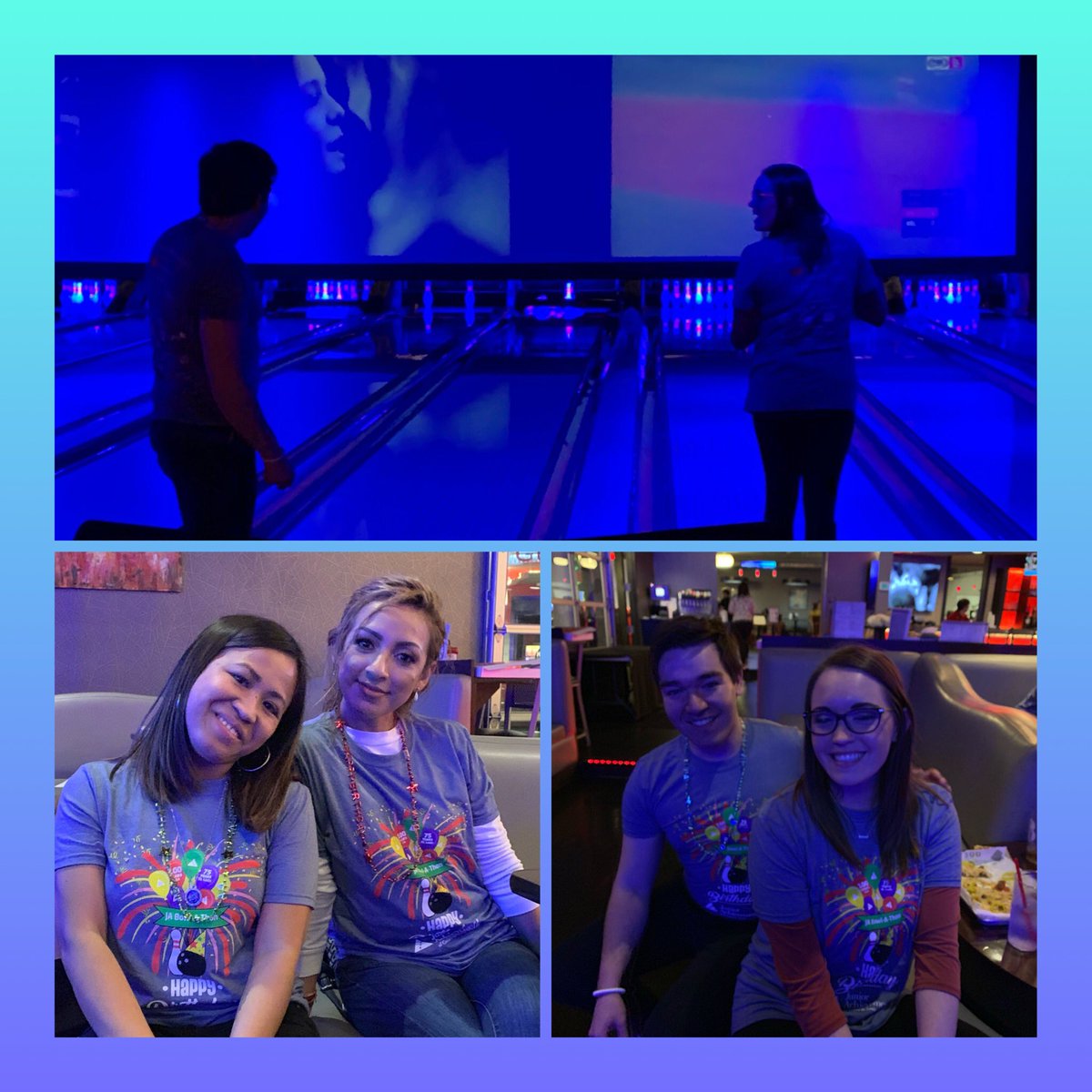 RollaMoATT's tweet photo. Great time at the #JuniorAchievement Bowl-A-Thon last night! Thank you #KAMO for getting together and putting on this event! @alysonwoodard @woolverton_b @lt219r #LifeAtAtt https://t.co/4PDpxLoQVA