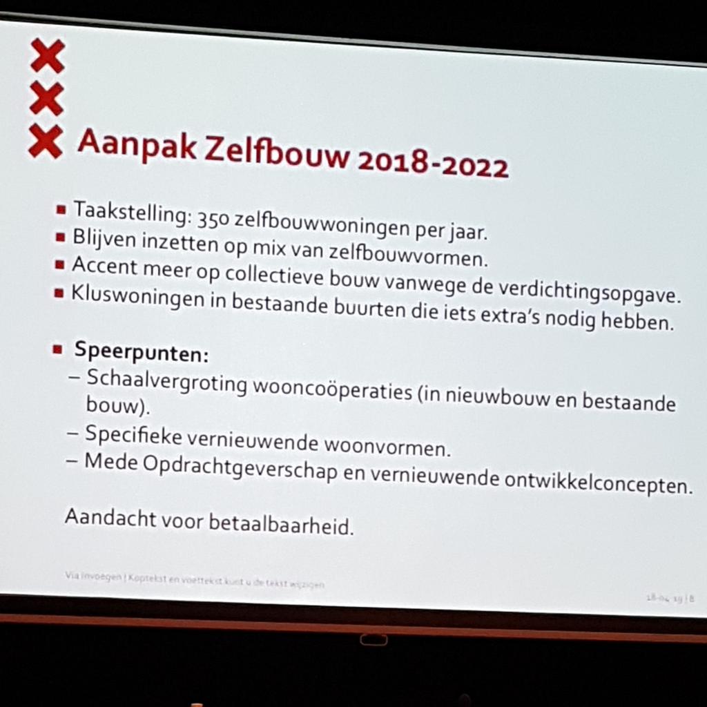 OFMEduurzaam's tweet photo. Ze presenteren de speerpunten mbt #zelfbouw in Amsterdam, de komende jaren: https://t.co/dDM9ZTlRIw
