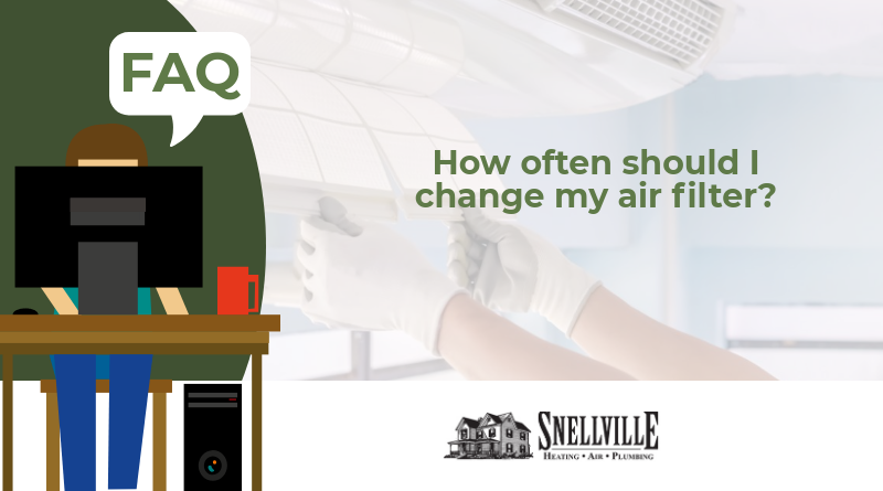 SnellvilleHVAC's tweet image. #CustomerFAQ #HomeownerFAQ

You should change your air filters at least once a month to keep your system running efficiently and your indoor air clean.