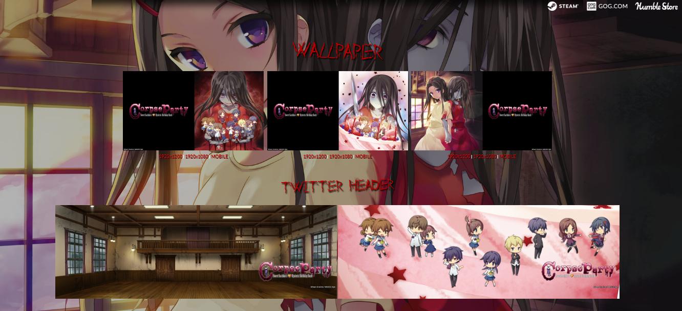 Twitter 上的xseed Games Do You Want Your Very Own Corpse Party Sweet Sachiko S Hysteric Birthday Bash Wallpaper Or Twitter Header Check Out The Website And Download Them For Free T Co Bvfpkfg9zo T Co Mibanmiebt