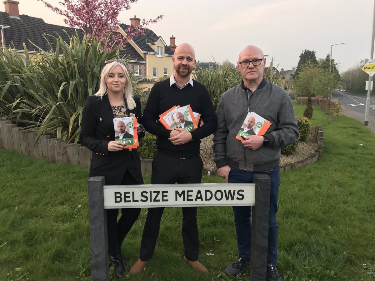 OrlaithiF_MLA's tweet photo. Proud to support our Lisburn candidate @DuffyForLisburn on tonight’s canvass in Belsize along with our MP @PaulMaskeyMP - the appetite from the local community is there 2 ensure they have a Sinn Féin  voice representing them within the next council term #VoteDuffy #02May https://t.co/LEYKUVBdGm