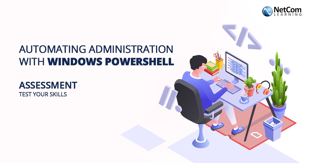NetComLearning's tweet image. Put your #PowerShell skills to a test. It's free! #Assessment #WindowsPowerShell Test it Now: bit.ly/2PlOJti