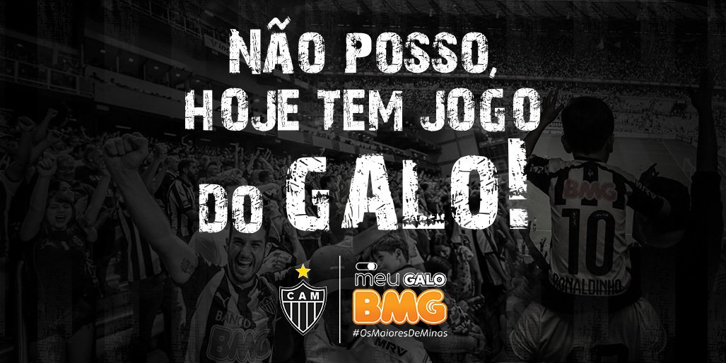 SORTE DO DIA: HOJE TEM JOGO DO GALO!