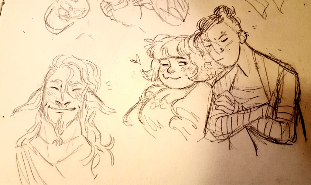#criticalrole reguests sketchpage!!
for @losebetter (I WENT BEYOND A DOODLE WITH THIS ONE IM SORRY) @ColourcloudArt @Georginoschka @MarloHereArt @_neerjag
I'll do some more tomorrow! ^0^