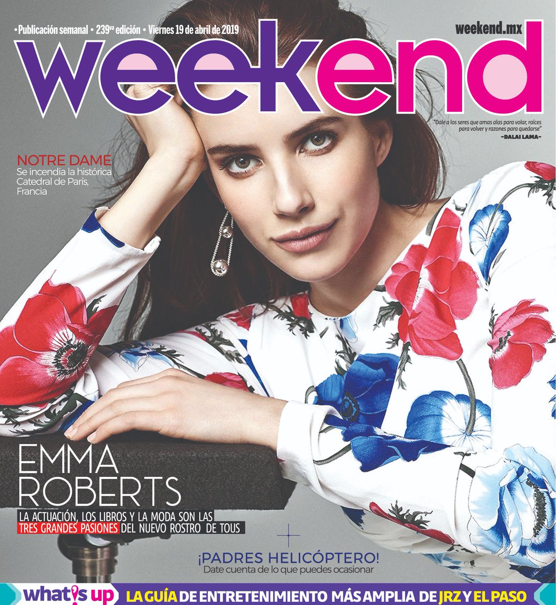 iloveweekendmx's tweet photo. La actriz Emma Roberts, nueva imagen de la marca Tous, protagoniza nuestra nueva portada; te contamos más sobre su carrera
#emmaroberts #tous #actress #screamqueens #americanhorrorstory #weekend #weekendmx #iloveweekend https://t.co/CQnplVVgJD