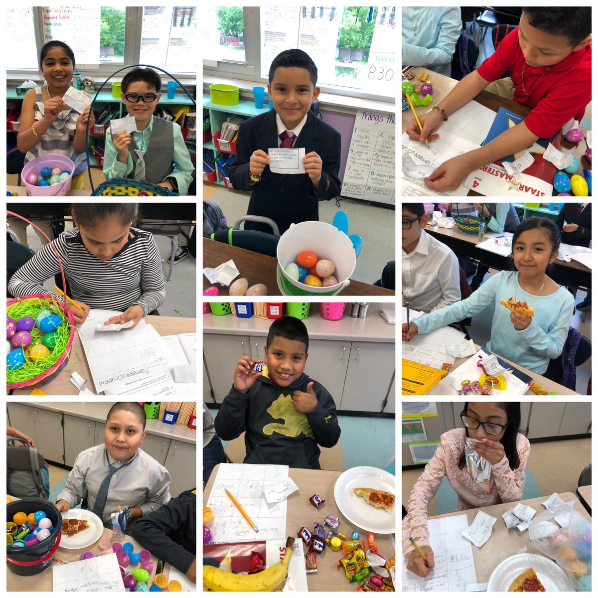 MonicaERojas's tweet photo. Math is just more fun when it’s inside an egg with candy! #MathEggHunt🥚 🍭 🐣 #MoreCandyMoreProblems https://t.co/MOE7Zr6cHr