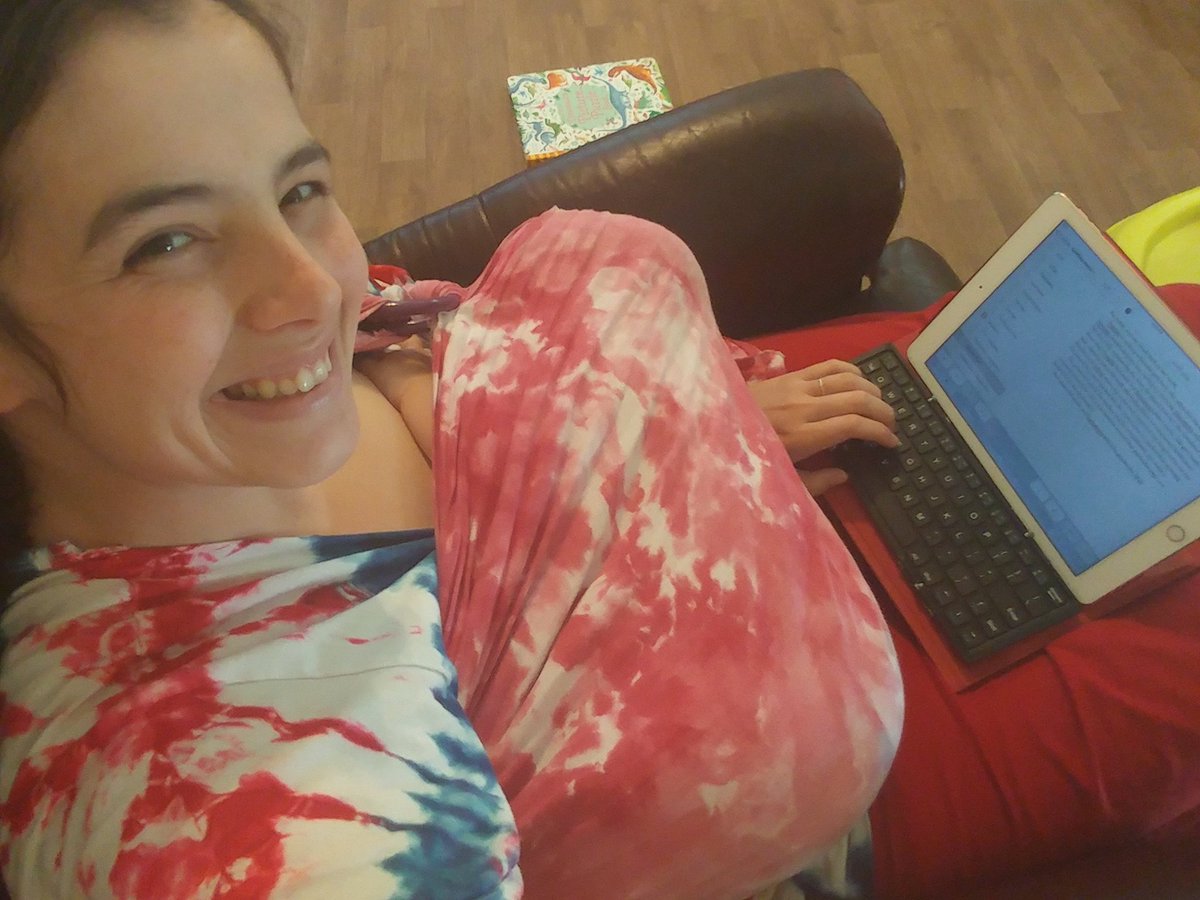 creativewolf4ms's tweet image. When writing with little ones, you must get creative. Slings are the best for freeing hands. #momlife #writerlife #amwriting #amwritingfantasy #WritingCommunity