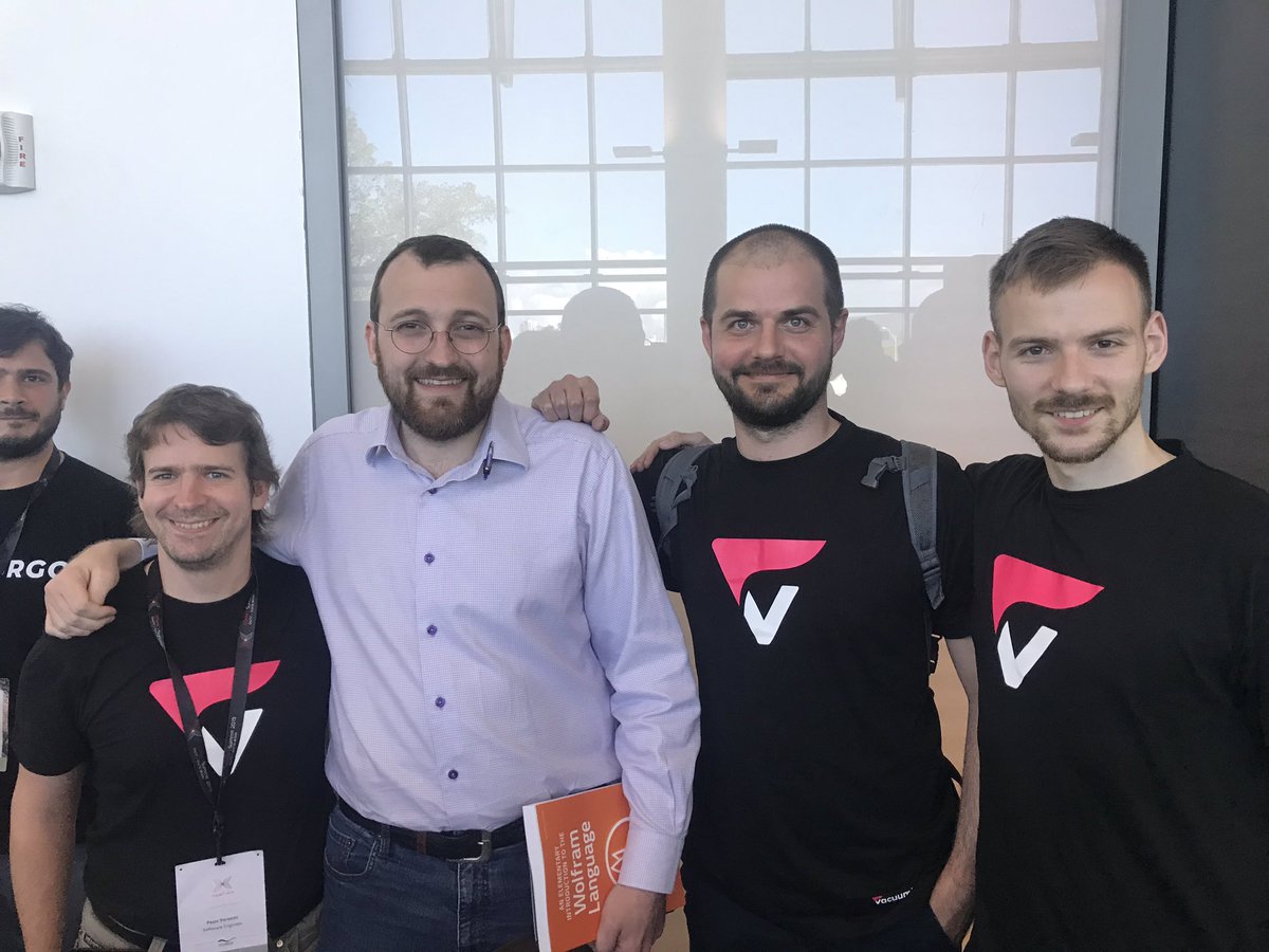 AdaLiteWallet's tweet photo. We had a great time visiting #IOHKSummit, thank you @IOHK_Charles https://t.co/yKaqvOddPU