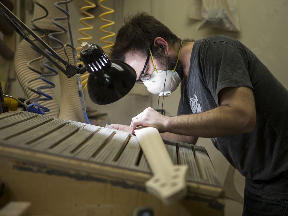 TheStarPhoenix's tweet photo. Making beautiful music: Guitar builders in Saskatoon create works of art https://t.co/Z51Bo2JmV0 https://t.co/wzGQ5z5Ccs