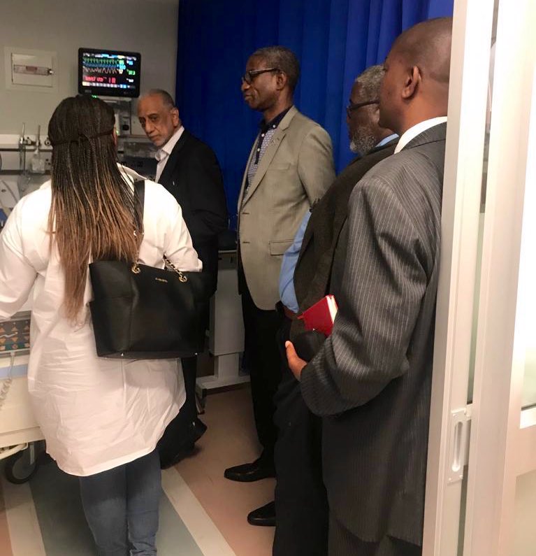 We are on our way back home from checking on Rre Kwelagobe (DK) who is currently hospitalized at Netcare Milpark Hospital. 

I can confirm he is well &amp; on the road to recovery. His wife, children &amp; family were all there to provide love and support. A e jeke! #MokgweetsiWaLona 🇧🇼