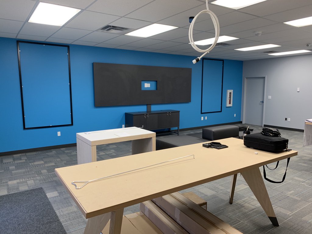 Jason_Ziemba's tweet photo. The @Jenison_store is taking shape! Opening night soon, on Fru 4/26! Setup and a strategy session with @EthanMacGLM & @AlexisBatesGLM this A.M., this team is going to do incredible things! #TribeZTakeover #GLMOneMore #POWERcentral @TomMonahan10 @gman12351 @GreaterLakesMkt https://t.co/klB7l0XZZM