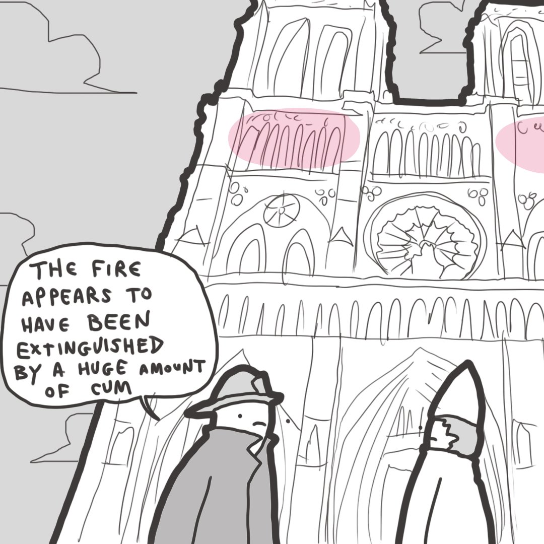 if notre dame had a burn fetish 