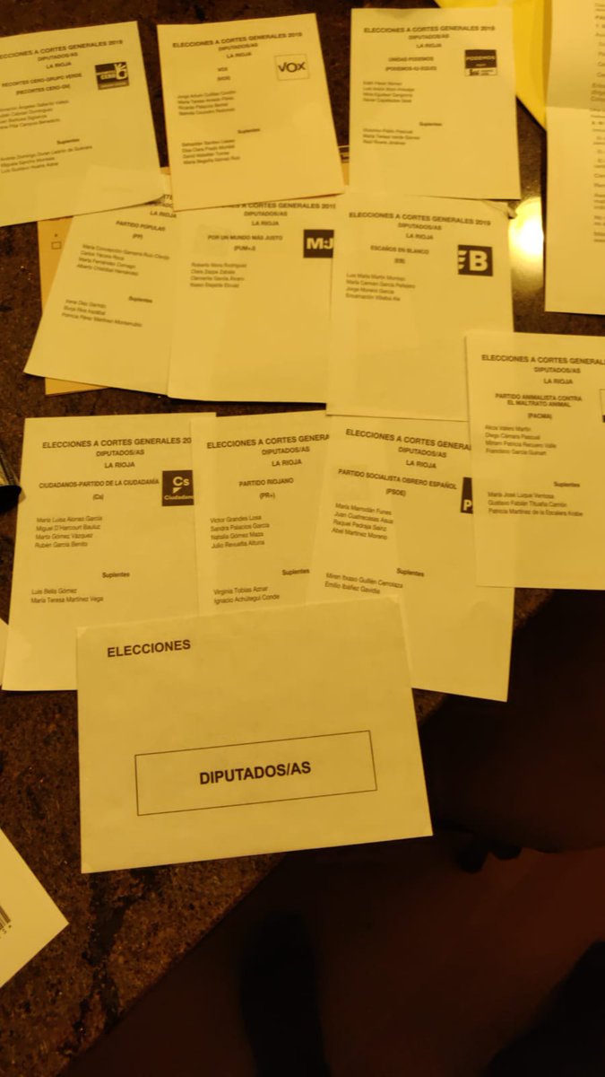 carbagu's tweet photo. Papeletas recibidas, voto emitido. #EleccionesGenerales2019 #votoexterior2019 https://t.co/MP9Jp2Dot7