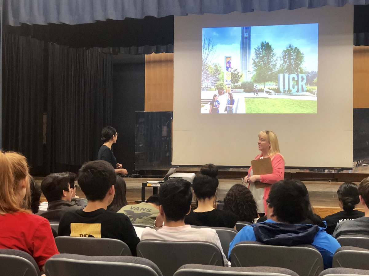 Congratulations to the 83 <a href="/RedlandsHighSch/">Redlands High School</a> students who were just informed of their admission to UCR!  Thank you to <a href="/UCR/">UCR</a> for coming to celebrate <a href="/RedlandsUSD/">Redlands USD</a> students and to inform them of their next steps!