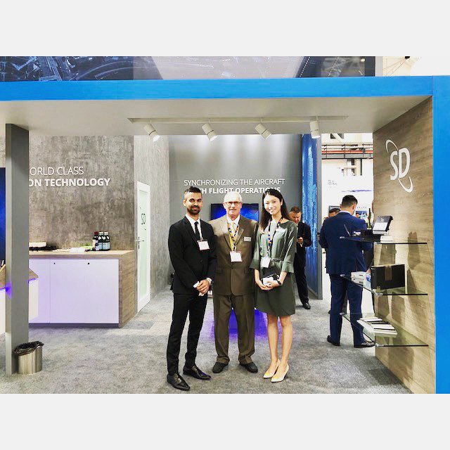 SHELTAIR's tweet photo. Ni hao from Shanghai! Gary Gutkowski, General Manager at Sheltair SAV, is walking the NBAA #ABACE19 this week. Be sure to catch him for a photo! In order of  the photos, thank you to Aurora Aviation, Saint Royal Aviation, Satcom Direct, and Ross Aviation. https://t.co/AMKZjfU0hG
