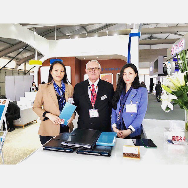 SHELTAIR's tweet photo. Ni hao from Shanghai! Gary Gutkowski, General Manager at Sheltair SAV, is walking the NBAA #ABACE19 this week. Be sure to catch him for a photo! In order of  the photos, thank you to Aurora Aviation, Saint Royal Aviation, Satcom Direct, and Ross Aviation. https://t.co/AMKZjfU0hG