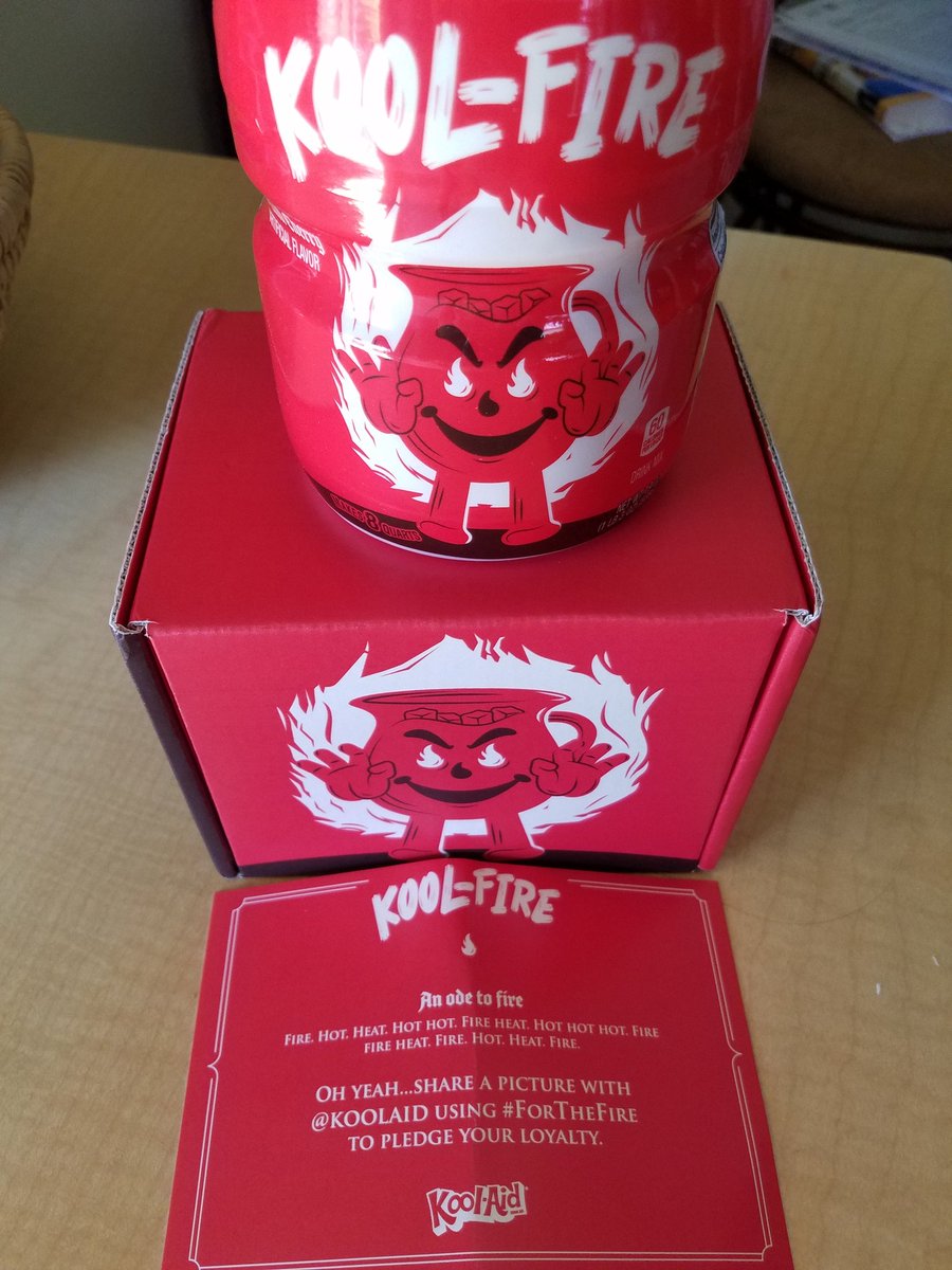 Amybell1281's tweet photo. Oh yeah! #forthefire 🔥 thanks @gofooji and @koolaid https://t.co/HCTnZJThLP