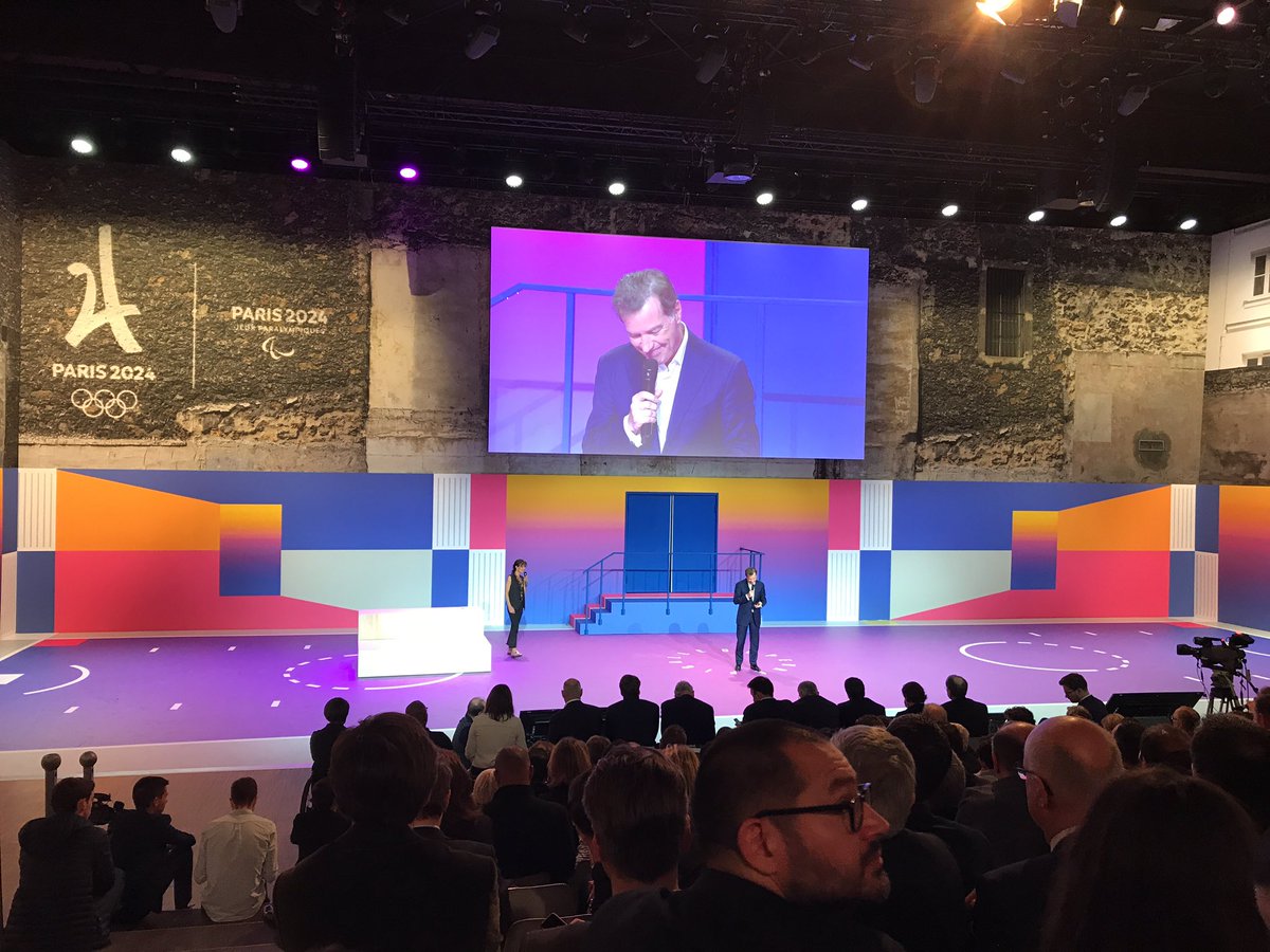 blandeleiris's tweet photo. @Paris2024 : Laurent Mignon @GroupeBPCE « bien plus qu’un partenariat sponsoring c’est un Projet qui doit irriguer toute l’entreprise, pour devenir le groupe bancaire expert du sport pour tous les publics! Une formidable aventure collective... https://t.co/qpxPwU0JKY
