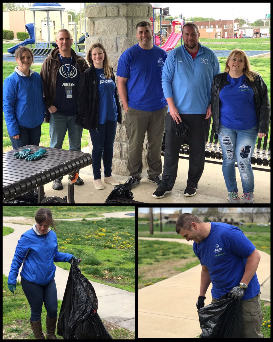 JCSheriffOffice's tweet photo. Thank you @Allstate for sending volunteers to clean up The Grove Park in preparation for the Easter Egg Hunt this weekend. #JCSO #CommunityPartners #BetterTogether #BringOutTheGood https://t.co/B71oe3z0Kv