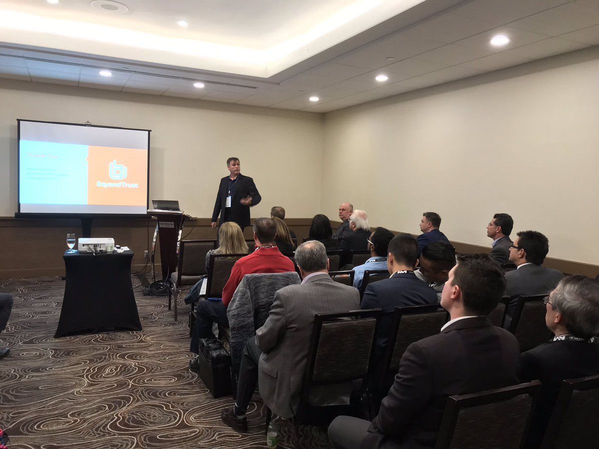 CyberIDSummit's tweet photo. [JUST HAPPENING] Pitch #1: Access Control &amp; Identity Proofing; The Identity Challenges in a Digital World at The Alberta Room @TheWestinOttawa #CIS2019 https://t.co/3dZJdFbPSM