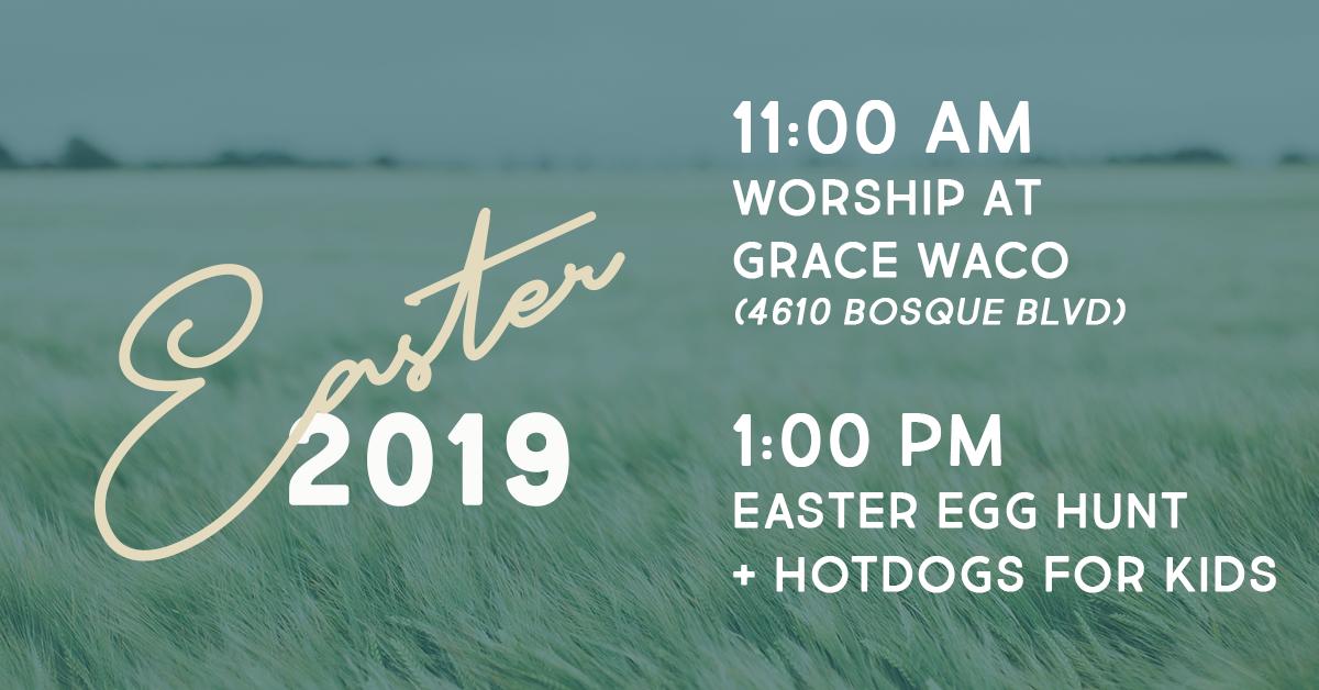 Gracewaco's tweet photo. Join us for Easter on April 21st! After the worship service at 11:00am, grab your lunch from home and meet us for a fun Easter egg hunt and picnic at 1:00pm at Crestview Park!  *Hotdogs available for kids https://t.co/Ory1AJmfXS