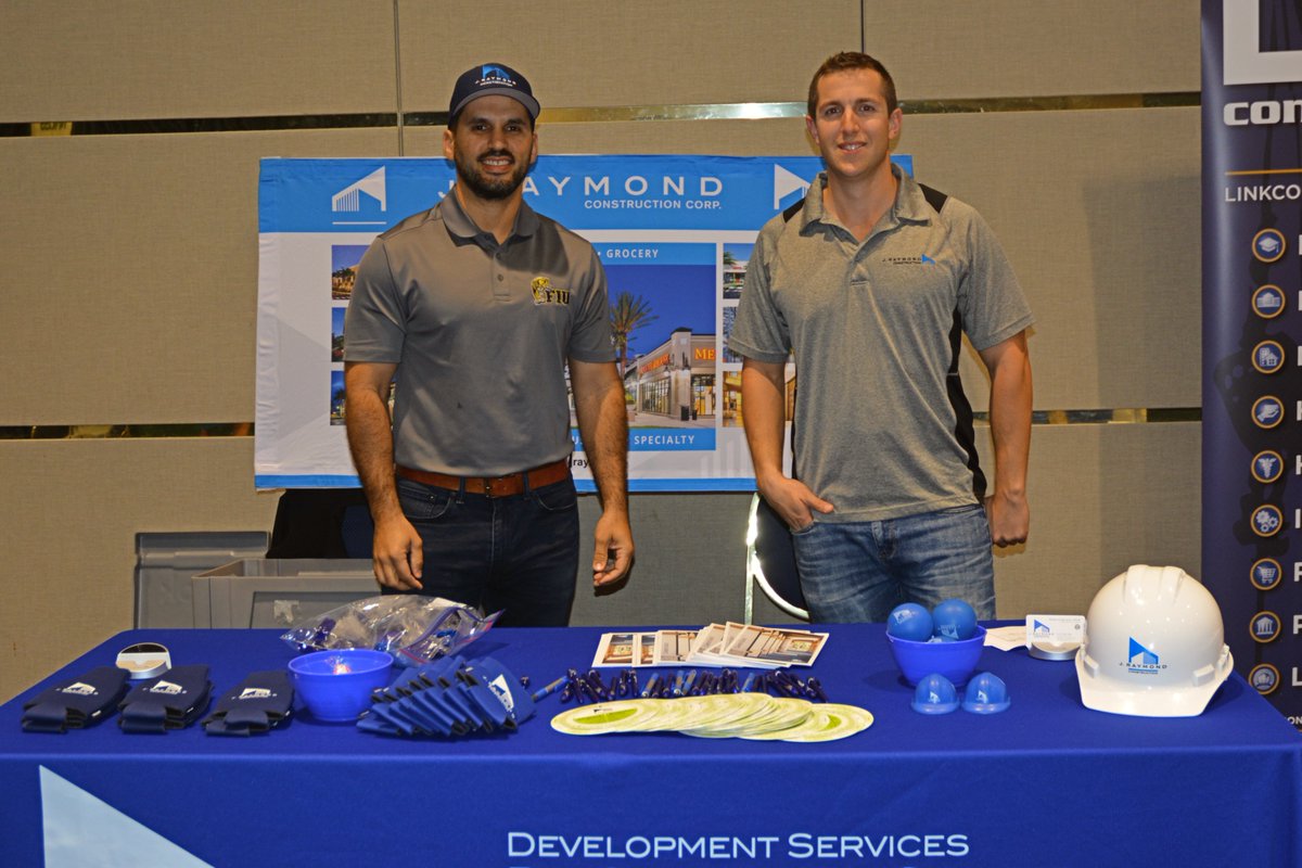 FIU_MossSchool's tweet photo. Thank you, J Raymond Construction for participating in this year's Spring 2019 Career Expo #FIU #FIUMOSS #Spring2019CareerExpo #ConstructionManagement #HireFIU https://t.co/8jdhRZ7Y2t