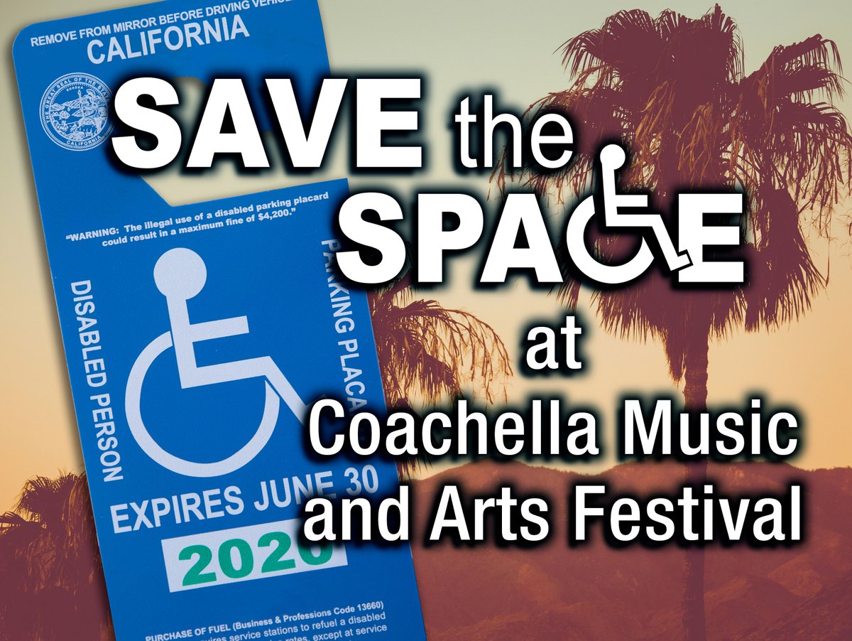 CA_DMV's tweet image. #SavetheSpace warning falls on deaf ears of music lovers attending Coachella Music and Arts Festival. DMV and Indio PD catch 44 people fraudulently using disabled person parking placards during April 12-14 enforcement.