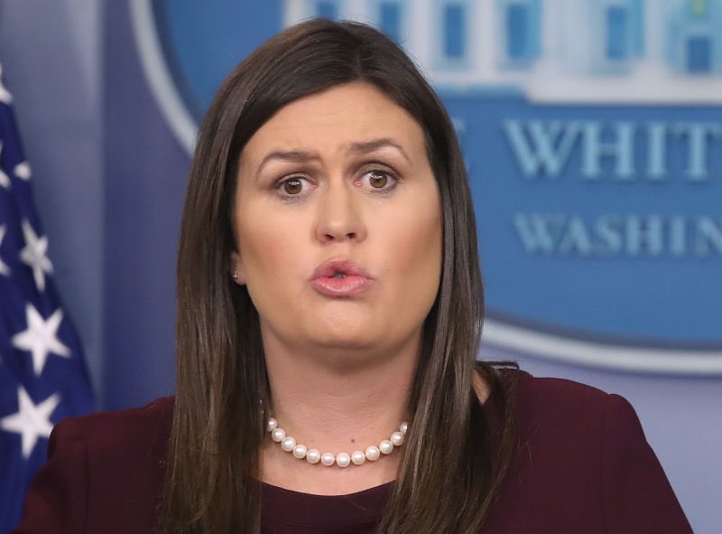 mattliptoncomic's tweet photo. BREAKING: Sarah Sanders is a liar #MuellerReport https://t.co/UIYDvWVIVB