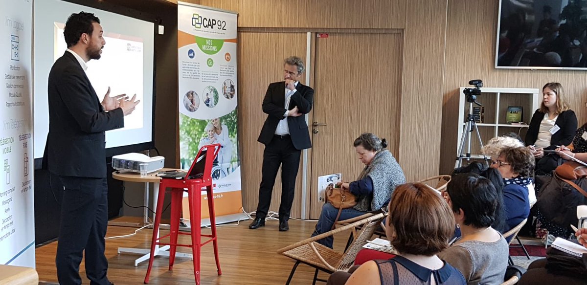 FESP_SERVICES's tweet photo. Échanges sur l’actualité économique et juridique des services à la personne avec @olivierperaldi DG @FESP_SERVICES et @MehTibourtine directeur juridique de la fédération à la réunion organisée par #Cap92 et @XimibyXelya - merci à tous pour votre participation. #sap #aideadomicile https://t.co/fk91QH2StI