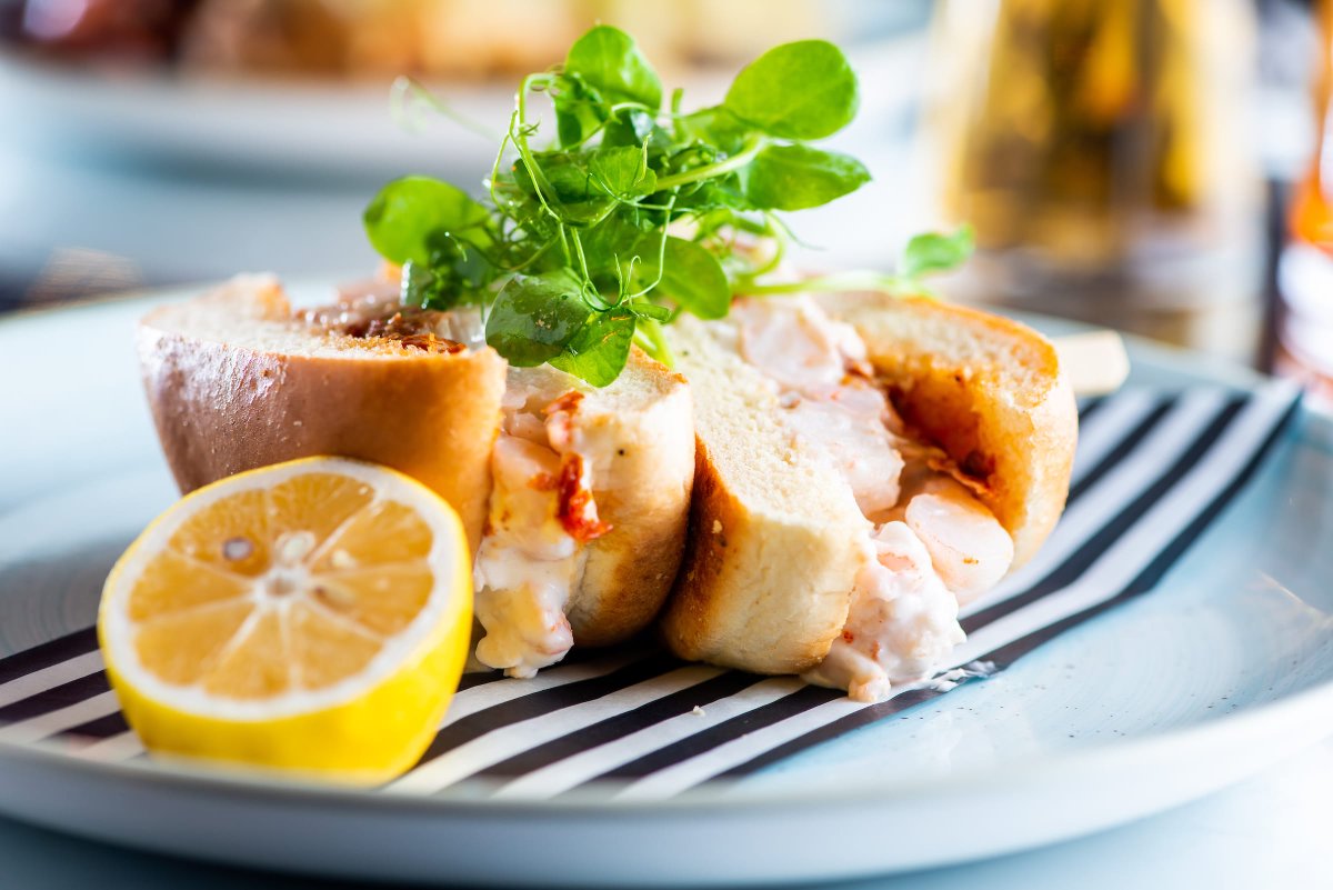 Have you tried our lobster and king prawn sesame roll? Why not pop out of the office for lunch tomorrow to give it a go?