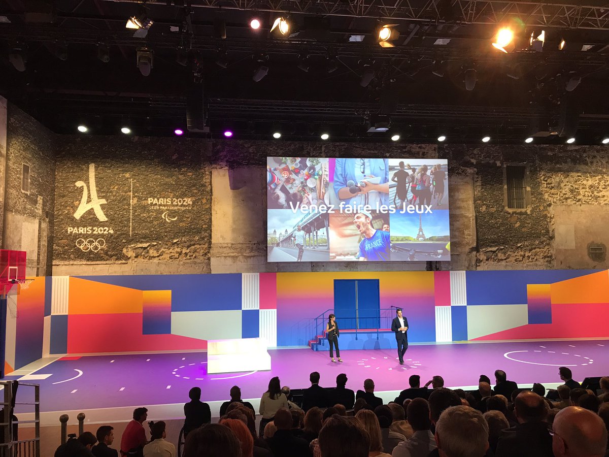 blandeleiris's tweet photo. @TonyESTANGUET « Venez faire les jeux » Notre ambition : susciter des vocations mais aussi permettre à tous de s’associer aux épreuves! @Paris2024 crée une team de supporters, une team de reporter, une team de Chefs... le Club 2024 accueille tout le monde ! https://t.co/OvXHN5RT1Q