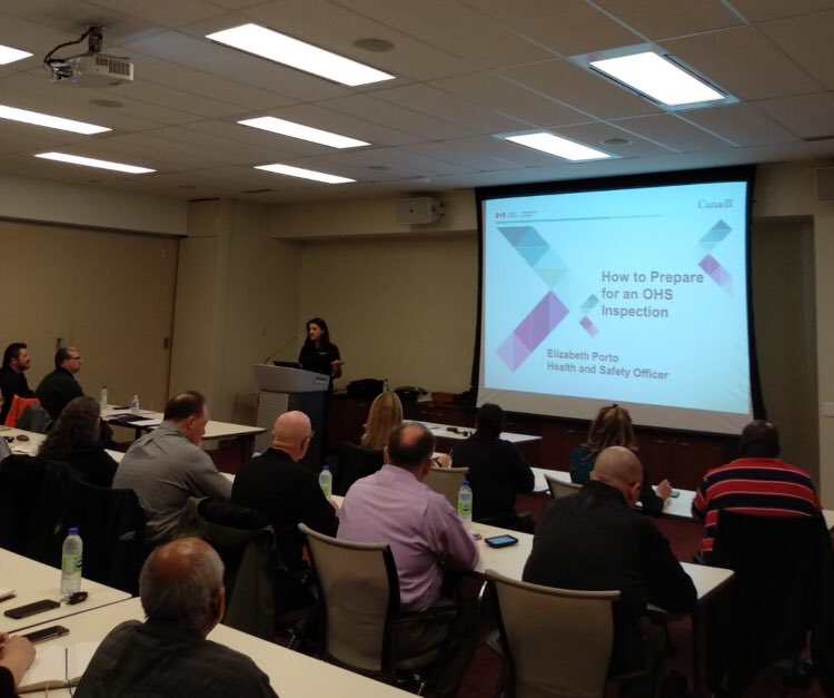 Etavaresporto's tweet photo. @IHSAnews .. Such a pleasure today to present to the members of the IHSA Fleet Safety Council Group on How to prepare for an OHS inspection. Its always great to share knowledge and exchange valuable OHS related information.
#healthandsafety
#labourprogram https://t.co/aWfdlgr6X3