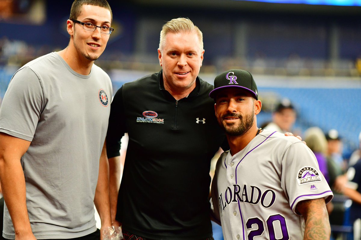 athleticedge's tweet photo. Great seeing AES client Ian Desmond in action! Great off-season at the Edge! #mlbprep #teamaes #rockies @RockiesPR https://t.co/lhnPtwxF2h